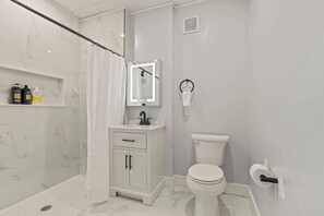 Regadera y secadora de cabello 