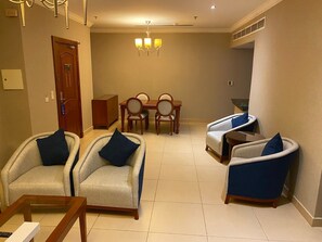 Family Apartment, City View | In-room safe, desk, laptop workspace, blackout drapes - ELITE PARK HOTEL (Jeddah)