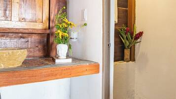 Regadera y secadora de cabello