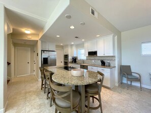 Fridge, microwave, oven, stovetop - Family Comfort Meets Gulf-Front Charm at Portside Villas #4! (Pensacola Beach)
