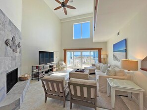 TV, DVD player - Family Comfort Meets Gulf-Front Charm at Portside Villas #4! (Pensacola Beach)