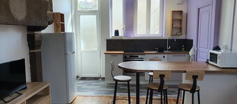 Fully furnished and equipped apartment in the courtyard of the Haut Manoir