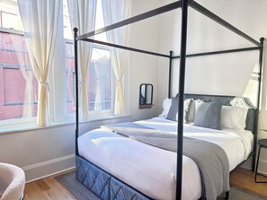 1 soverom, strykejern/-brett og sengetøy