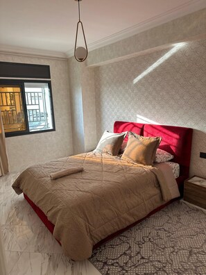 2 bedrooms, Internet, bed sheets - Luxury warm apartment near to the stadium&airport (Tanger)