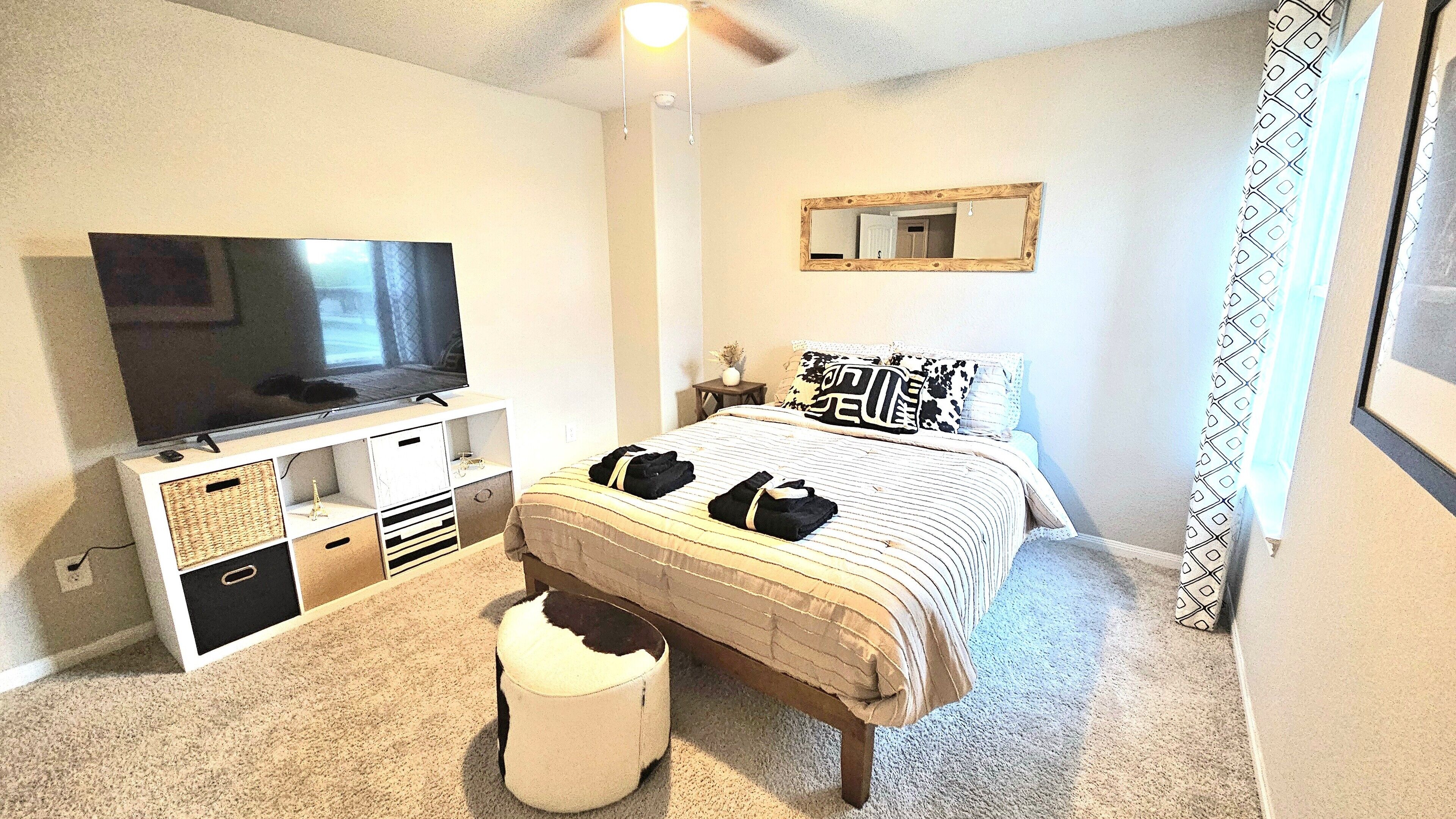 1 間睡房、熨斗/熨衫板、免費 Wi-Fi、床單