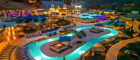 Indoor pool, outdoor pool