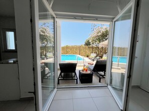 Villa, Patio, Poolside | View from room - Dune Pearl Villa - Private Spa - Exclusive Pool, Sauna & Beach Access - Duna Parque Resorts & Hotels (Odemira)