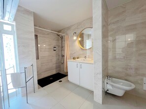 Villa, Patio, Poolside | Bathroom - Dune Pearl Villa - Private Spa - Exclusive Pool, Sauna & Beach Access - Duna Parque Resorts & Hotels (Odemira)