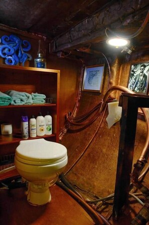 Towels, soap, toilet paper