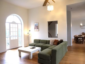 House | Living room - Historic Gardener's House in Haltinne (Gesves)