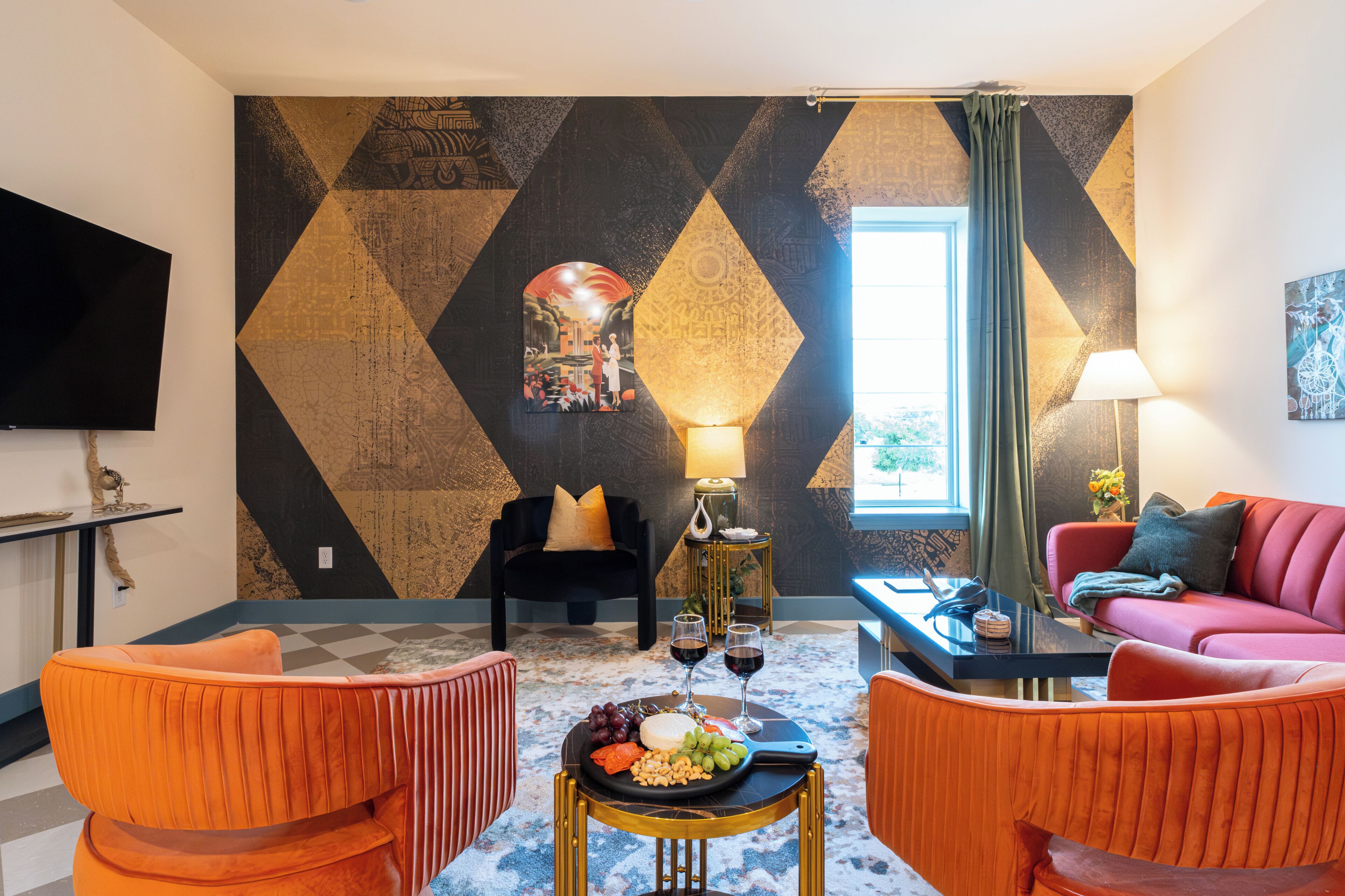 Una Smart TV, libros