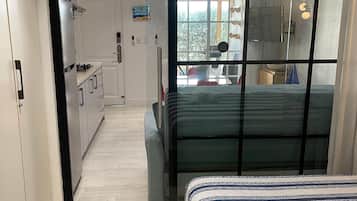 1 bedroom, iron/ironing board, Internet, bed sheets