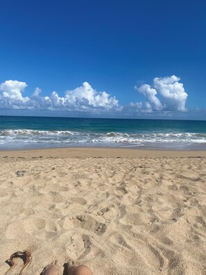 Chaise longue, serviettes de plage