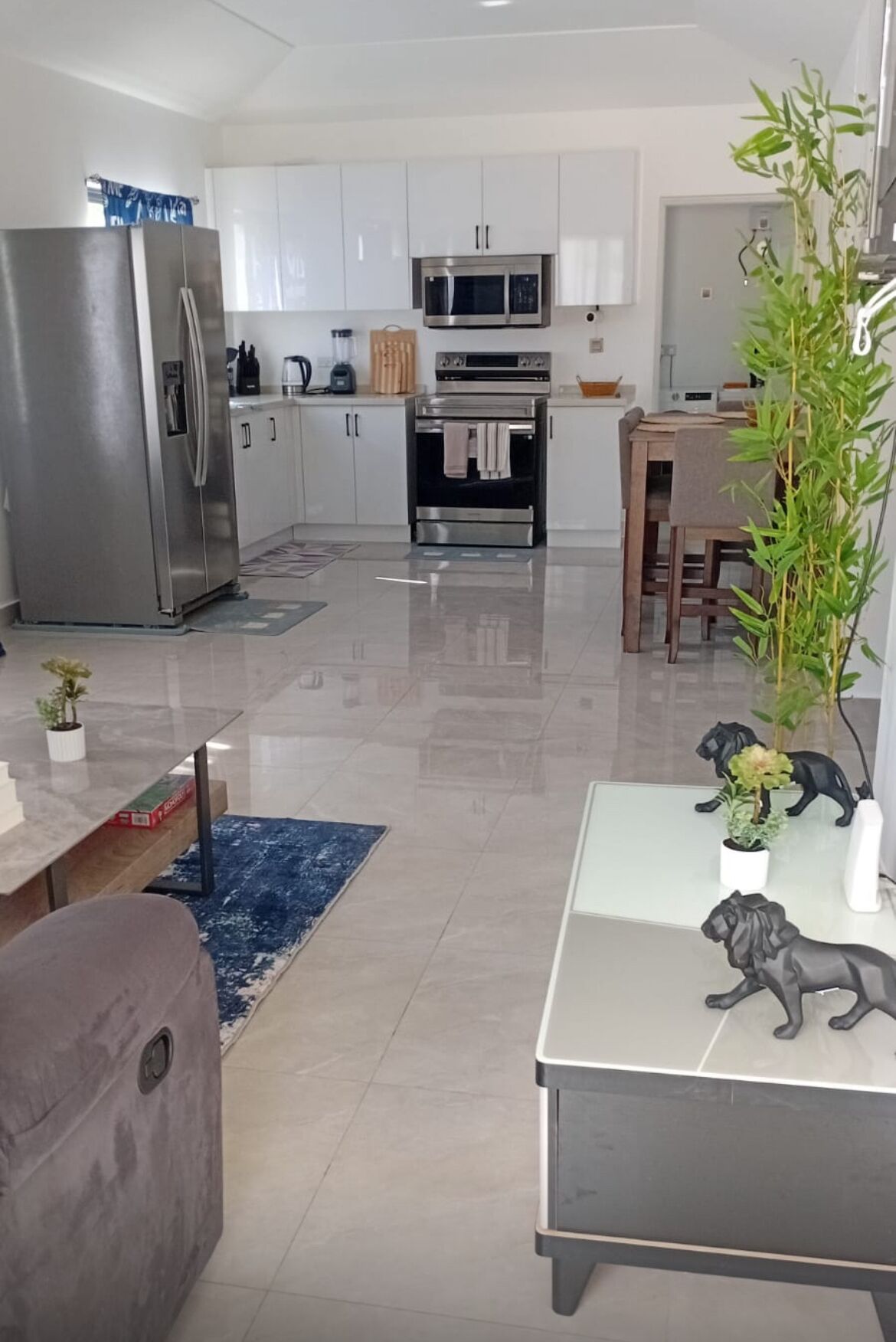 Microondas, horno, parrilla de estufa y toallas de papel 