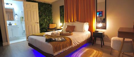 1 habitación, escritorio, tabla de planchar con plancha y wifi gratis