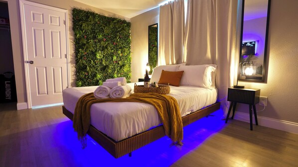 1 soverom, skrivebord, strykejern/-brett og wi-fi (inkludert)