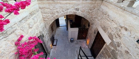 Interior entrance