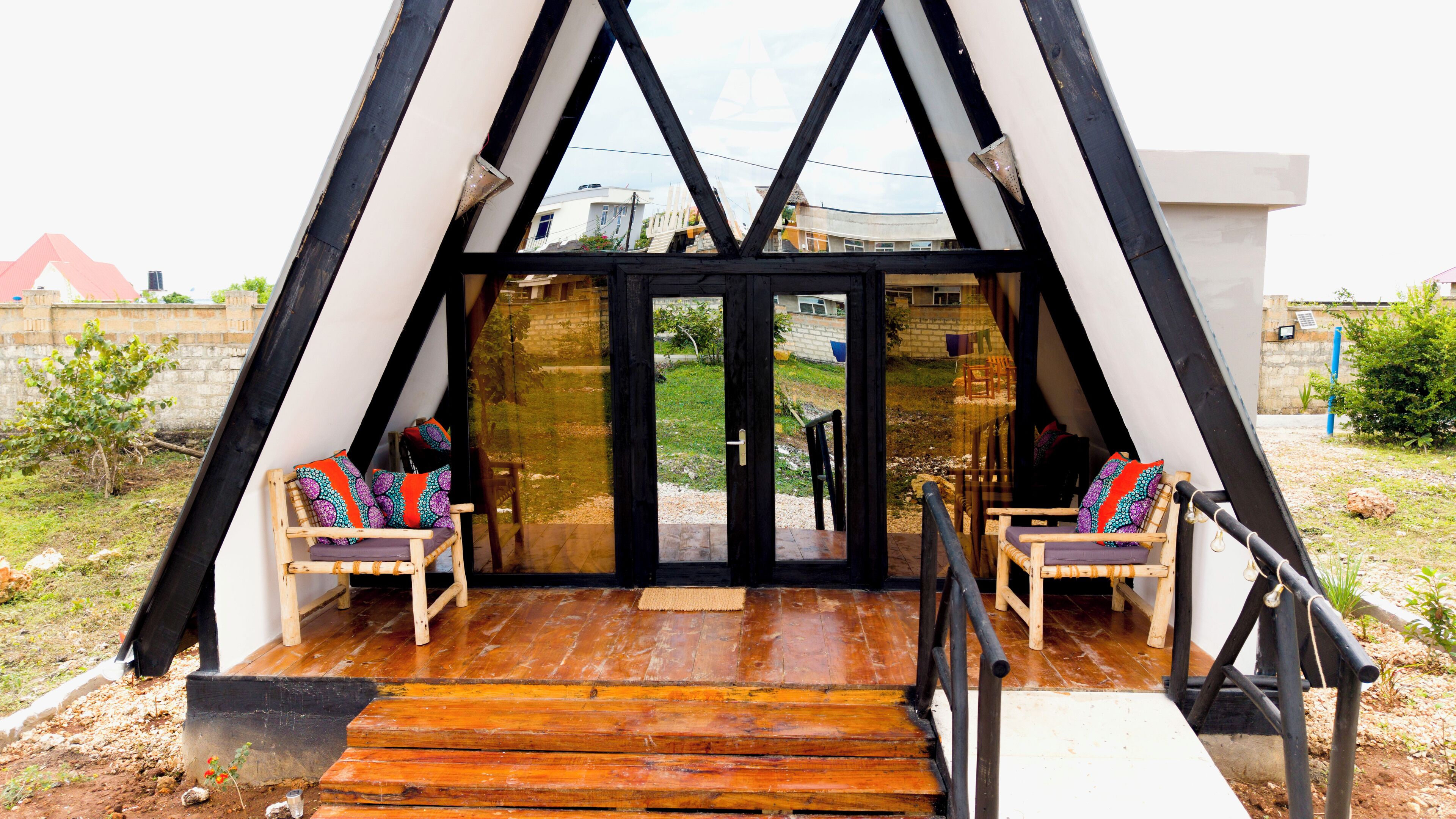 Overnatningsstedets facade