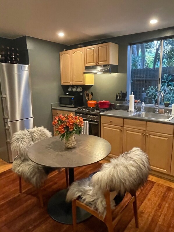 Microwave, oven, stovetop