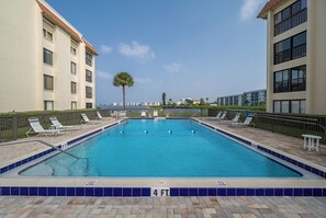 Outdoor pool - RIVERFRONT CONDO LIVING! Marvelous 2-bedroom condo in Cocoa Beach (Cocoa Beach)