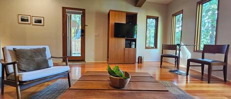 TV connectée, cheminée