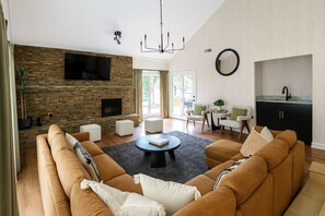 Living area - Castle Hills Escape | 4BR w/ Pool & Game Room (San Antonio)