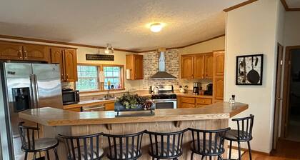 Historic Paxico Retreat: Railside Views, Mill Creek Access & 31 Acres