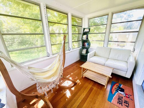 Sunkissed Escape  Bright Sunroom + Hammock Fun