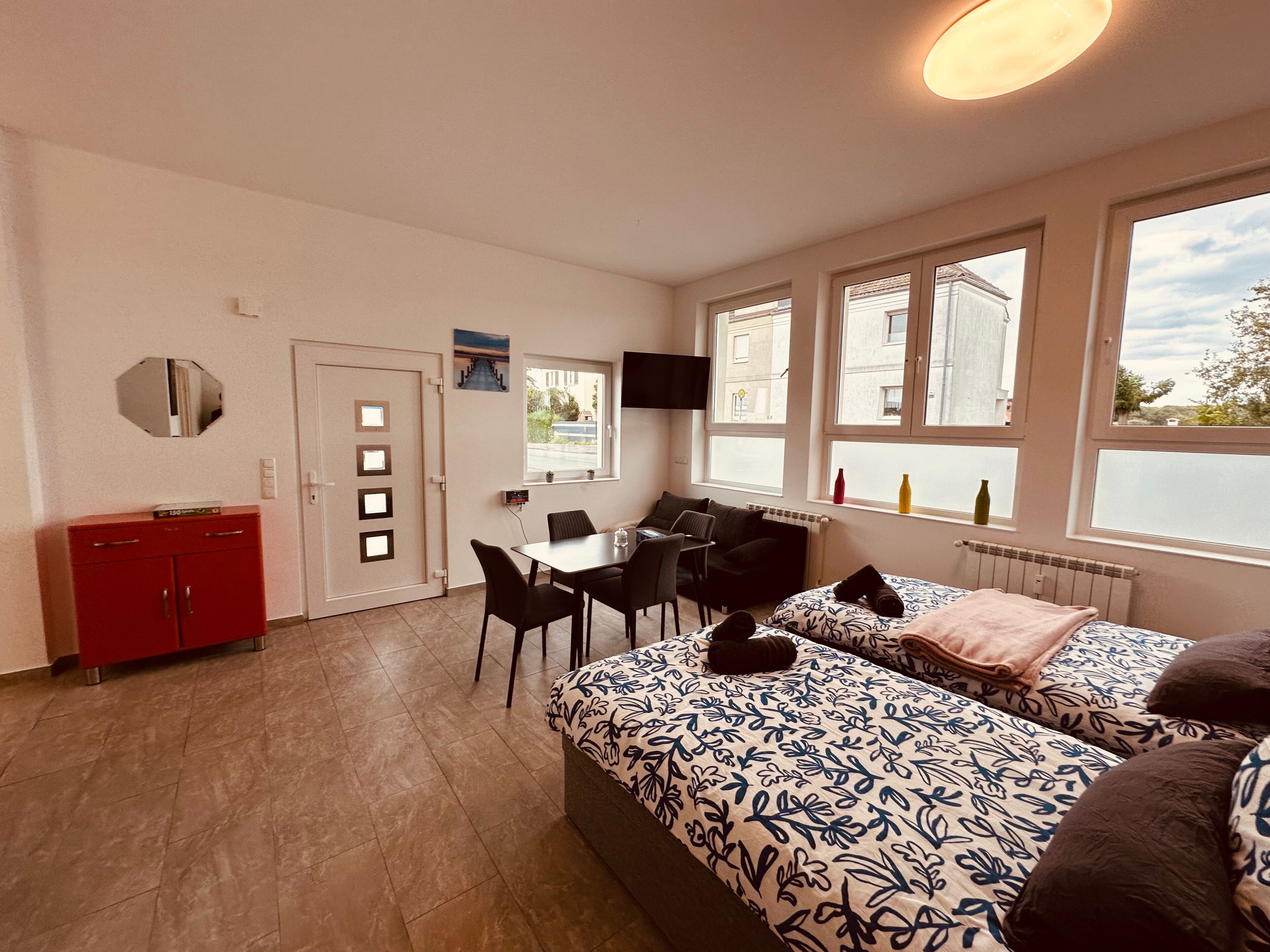 1 Schlafzimmer, Bügeleisen/Bügelbrett, kostenloses WLAN, Bettwäsche