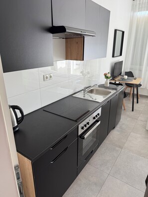 Private kitchen - City apartment no. 8 with comfort (Pforzheim)