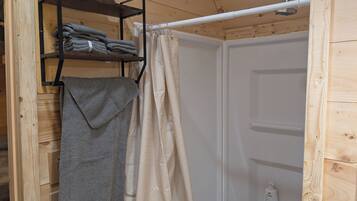 Towels, soap, toilet paper