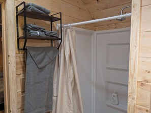 Towels, soap, toilet paper