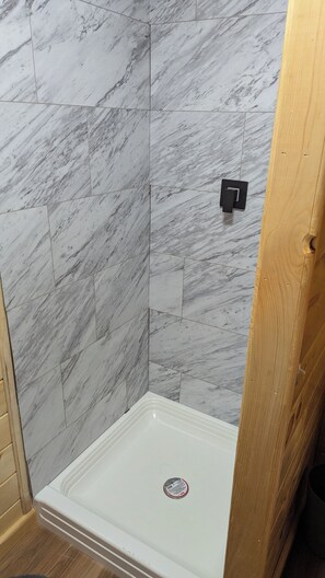 Shower, hair dryer, towels, soap - #5 - New built for 2 in 2025, Tug Hill C5a trail is 200 yards north of driveway (Lacona)