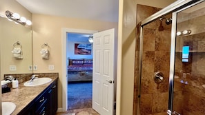 Shower, towels