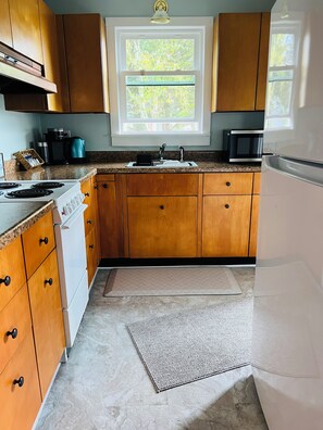 Microwave, oven, stovetop