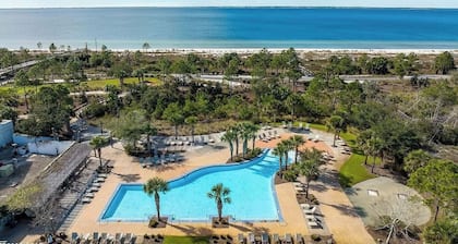 Coastal Getaway + Golf Cart & Pools - Beach Access Right Across The Street!