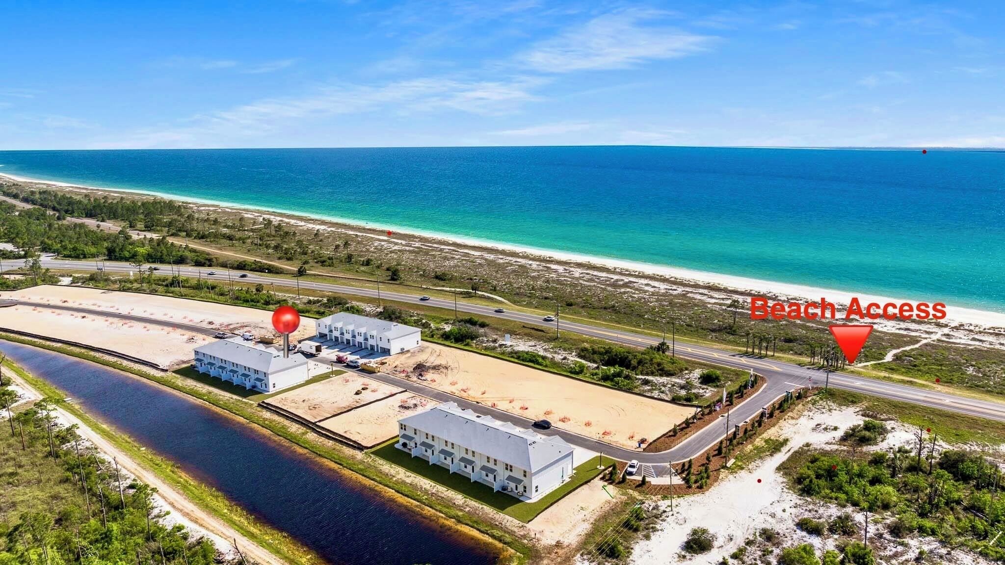 In Strandnähe, Liegestühle, Strandtücher