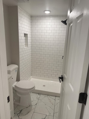Towels, soap, toilet paper