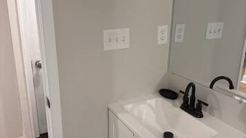 Towels, soap, toilet paper