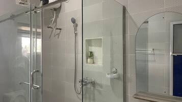 Towels, soap, toilet paper