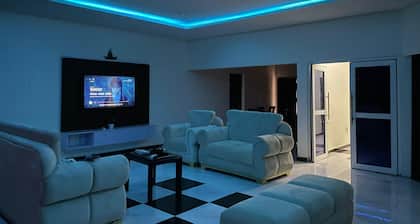 Newly renovated almost heaven 2 bdrm; large living room with view of courtyard.