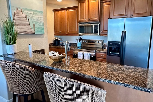 Kitchen and bar seating