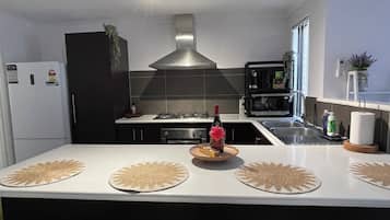 Microwave, oven, stovetop, paper towels