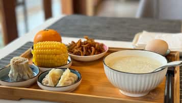 Free daily local cuisine breakfast