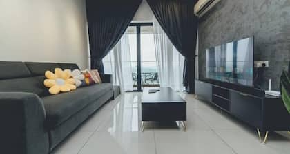 Tranquil Sea View Danga Bay 3BR 6pax