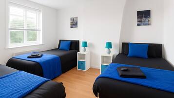 4 bedrooms, WiFi, bed sheets