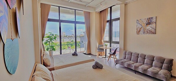 1 bedroom, internet, bed sheets