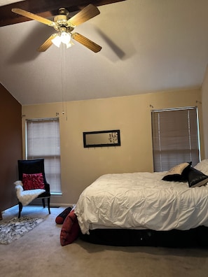 Desk, iron/ironing board, free WiFi, bed sheets