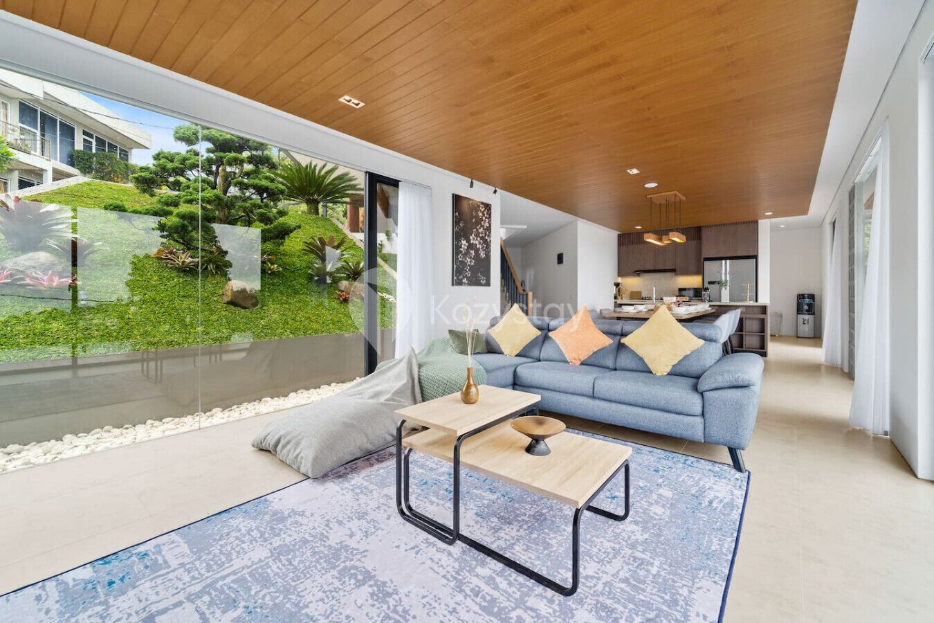 別墅, 6 間臥室, 山景 | 起居區 | 50-吋智慧型電視、有線頻道、Netflix、串流服務