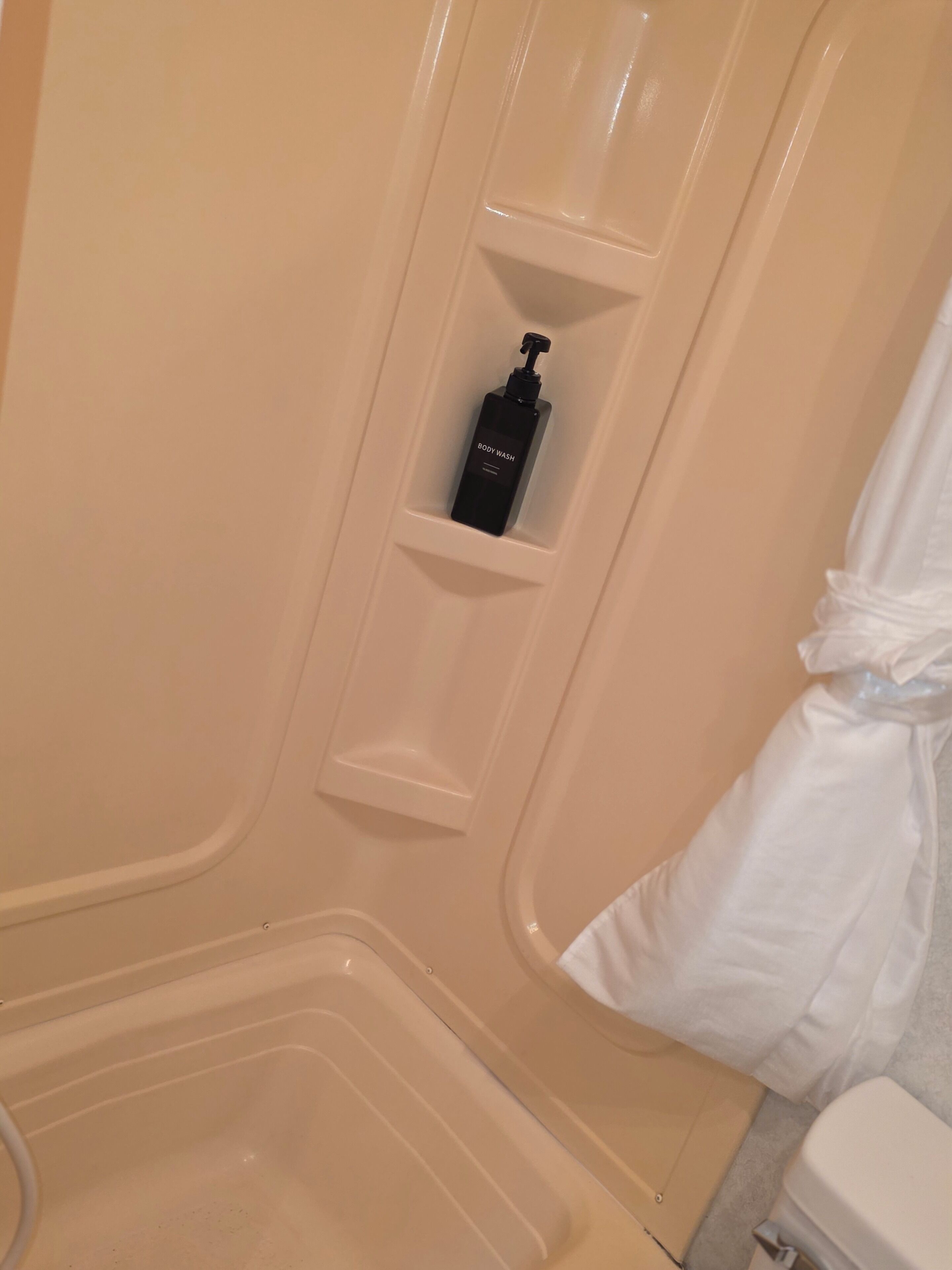 Towels, soap, toilet paper